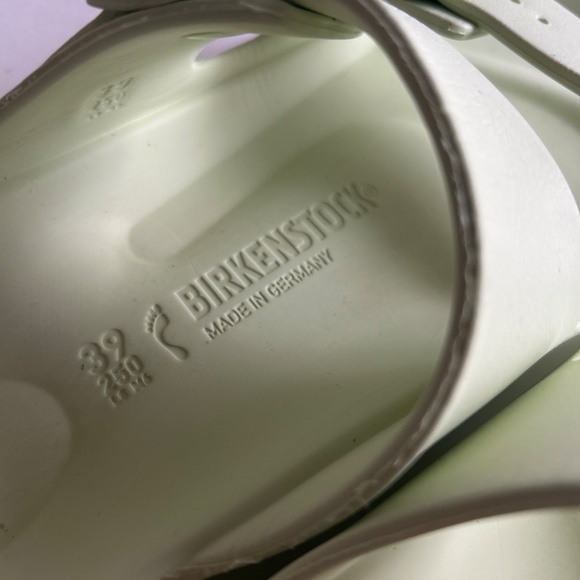 Birkenstock Arizona Eva Light Green Vinyl Slide Sandals size EUR 39, US 8.5 - Picture 7 of 13